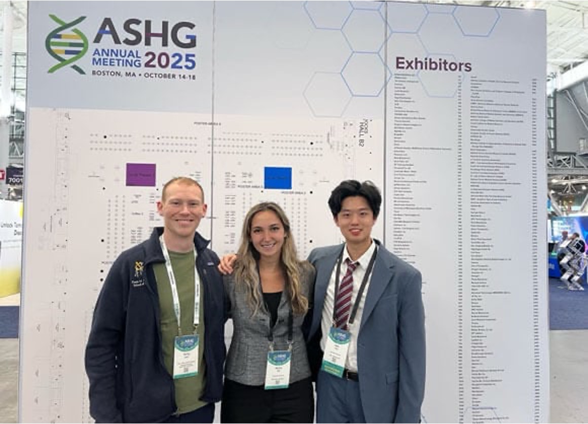 Lab members at ASHG 2025